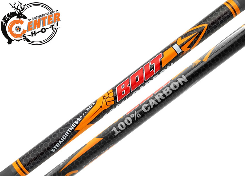 Стрела арбалетная карбоновая Centershot Bolt 20" 0.03, оперение Q2i Fusion X-2 3"