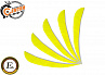 Оперение натуральное Ek 3" Yellow