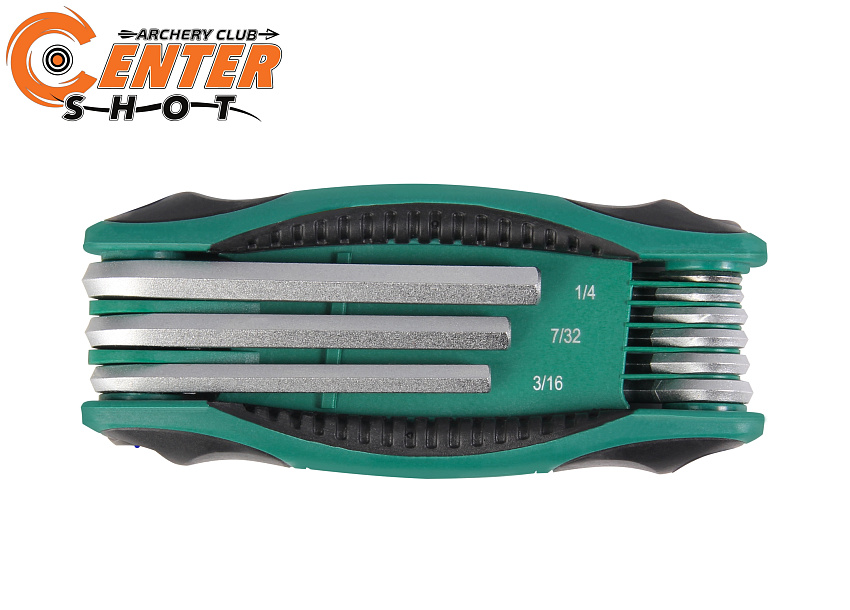 Набор складных шестигранных дюймовых ключей Sata Tool