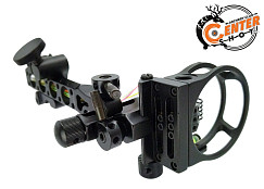 Прицел для блочного лука Maximal Glow 5 pin .019" micro black
