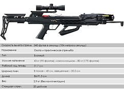 Арбалет блочный Ek Blade Plus черный (c комплектацией)
