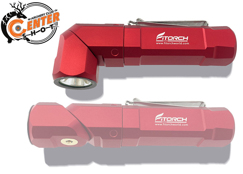 Фонарь FiTorch ER26 поворотный универсальный (магнитная USB зарядка) красный
