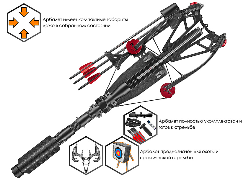 Арбалет блочный Ek Cobra System Siege 300