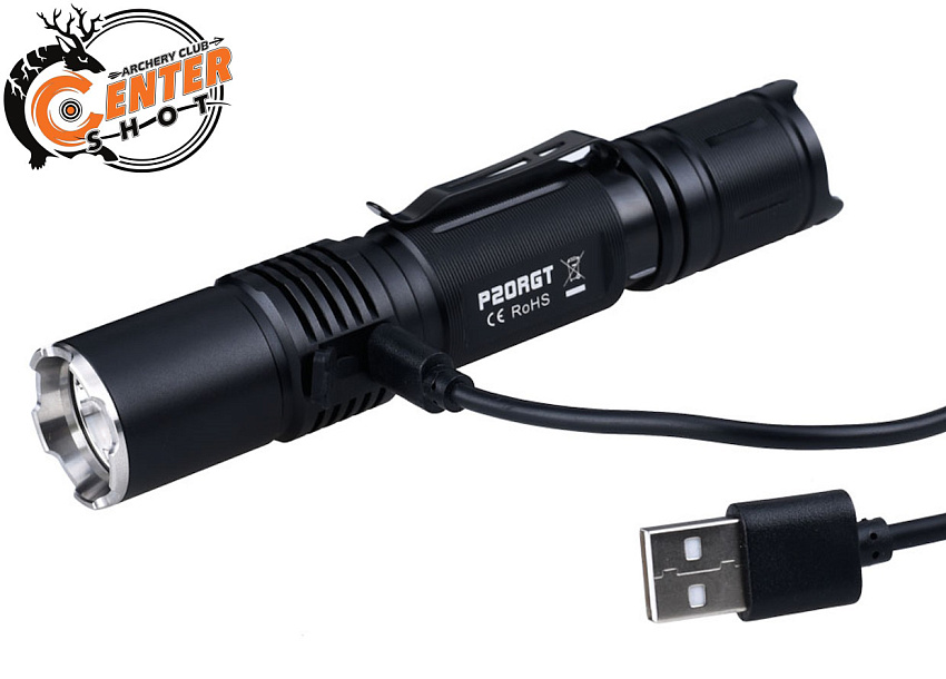 Фонарь FiTorch P20RGT тактический (USB зарядка, Power Bank)