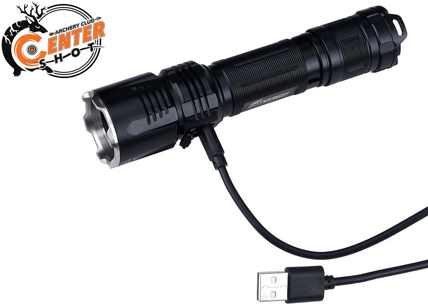 Фонарь FiTorch MR26 тактический (USB зарядка, светофильтры)
