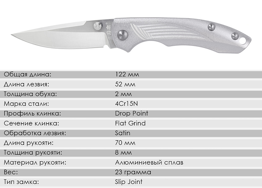 Складной нож SanRenMu 4073RUC-LM1