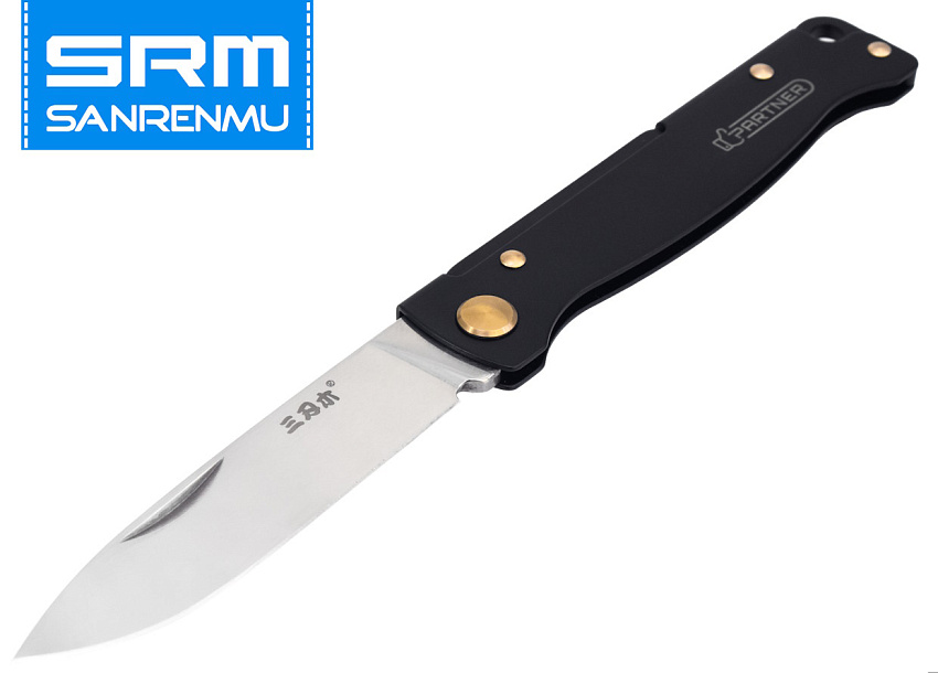 Складной нож SanRenMu Partner Black (PT711-SB)