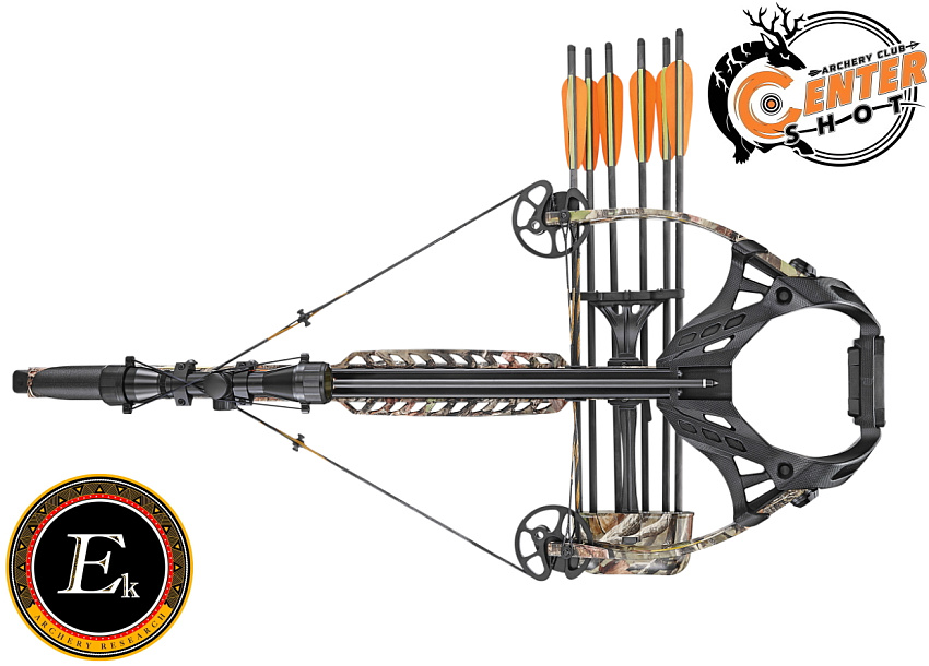 Арбалет блочный Ek Guillotine-X 400 Plus камуфляж (c комплектацией)