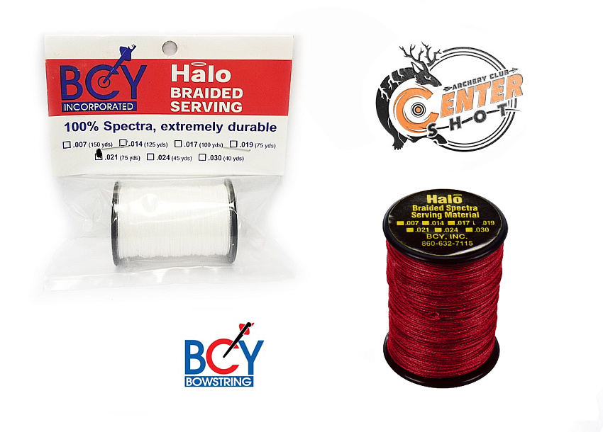 Обмоточная нить BCY Halo (длина 68м, толщина 0.21") Black Cherry