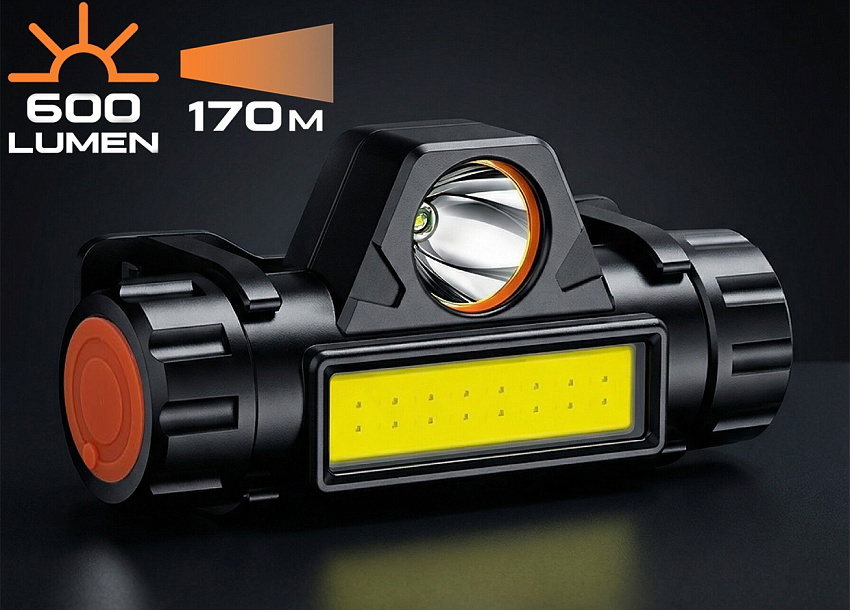 Фонарь налобный Centershot CS1 (USB зарядка) 