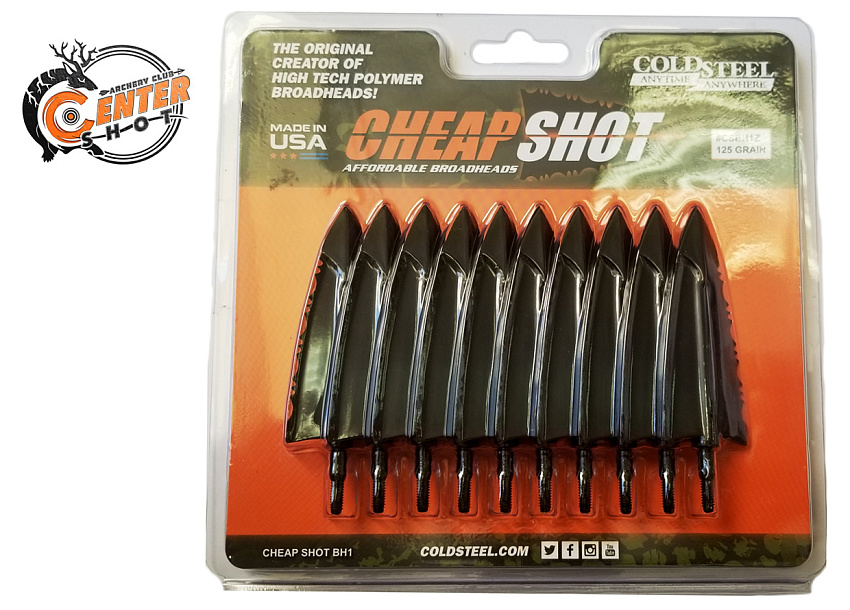 Наконечник полимерный Cold Steel Cheap Shot 125 гран 10 шт.