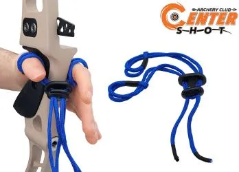 Вязочка на пальцы для классического лука (blue)