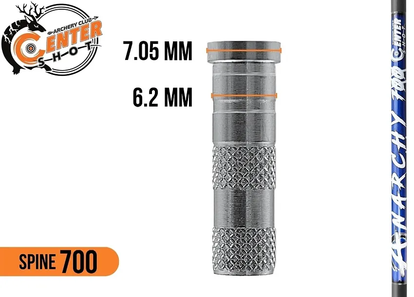 Инсерт алюминиевый Centershot для стрел Anarchy 700
