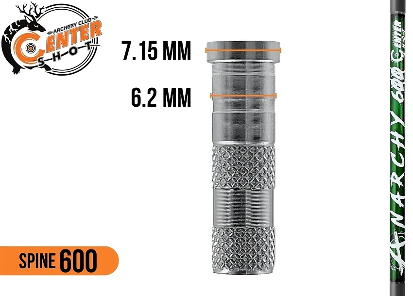 Инсерт алюминиевый Centershot для стрел Anarchy 600